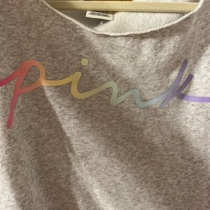 PINK Victoria’s Secret long sleeve off the shoulder sweater